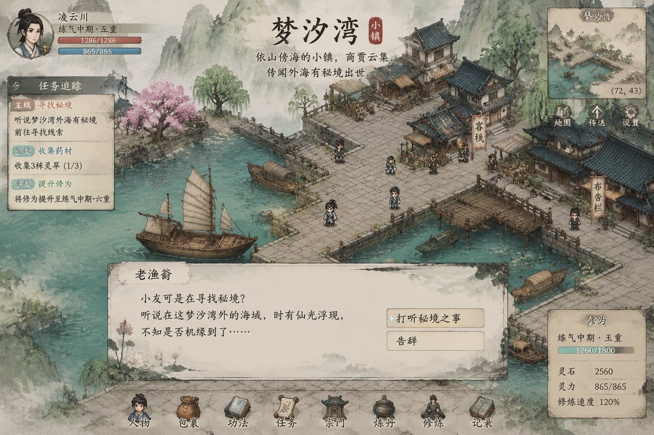 谪仙索欢录 角色路线 展示图 3